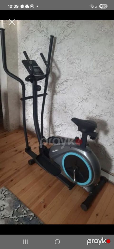 Elliptik velotrenajor – oturacaqlı kombinə edilmiş kardio aparat — Masazır