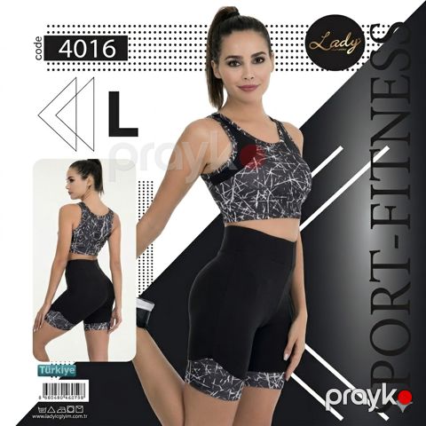 Qadınlar üçün idman kostyumu 2370576, qara, poliester, ölçü L — Bakı