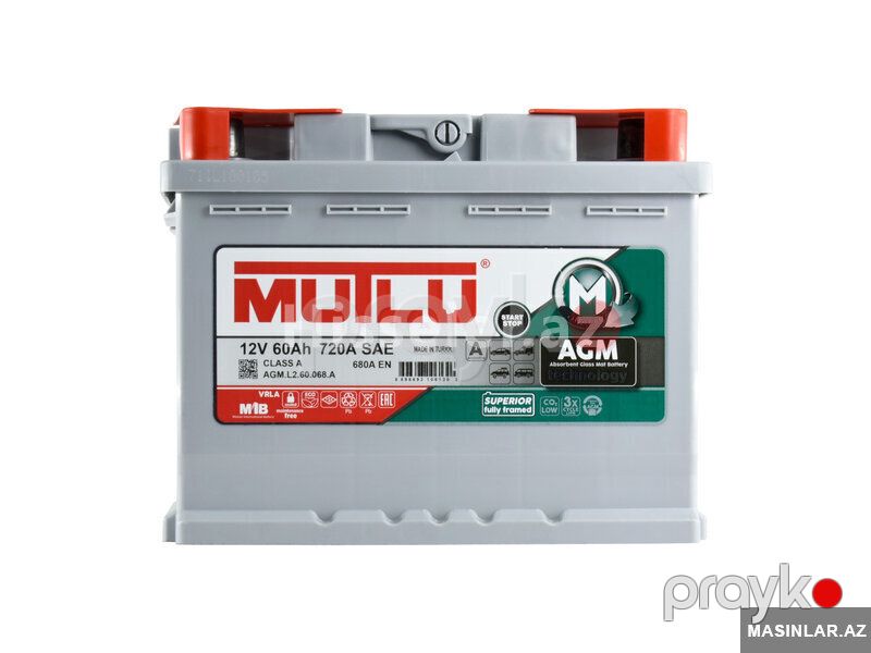 Akkumulyator Mutlu Agm 70 Ah R — Akkumulyatorlar, Bakı (2)