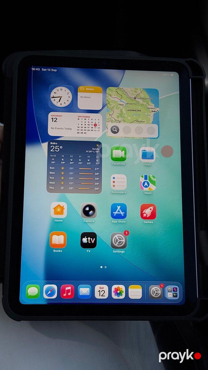 Apple iPad mini (2021) Space Gray 64GB/4GB — Planshetlər, Bakı (7)