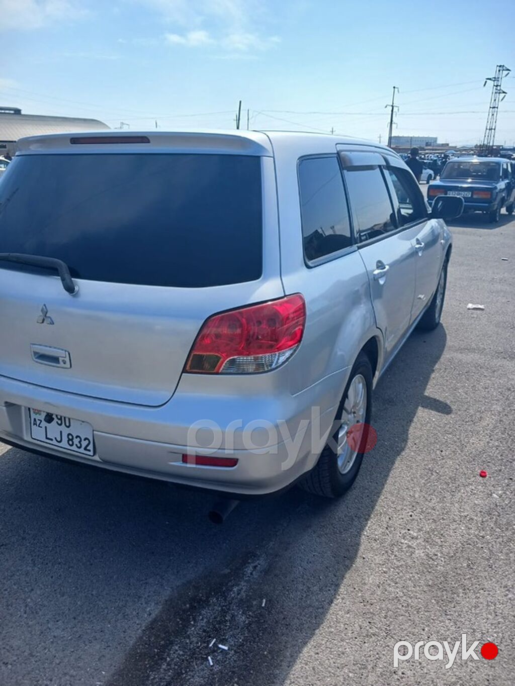 Mitsubishi Airtrek, gümüşü rəng, 5 qapılı krossover/gəzinti — Avtomobillər, Bakı (6)