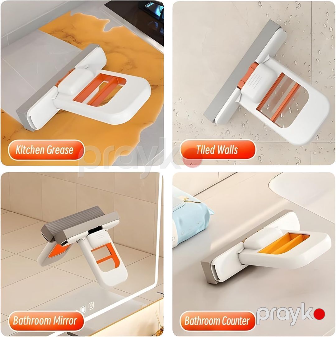 Mini Qatlana Bilən Masaüstü Mop – Portativ Özü-Sıxılan Yaş və Quru Təmizləyici Süngər Mop — Mətbəx texnikası, Bakı (5)