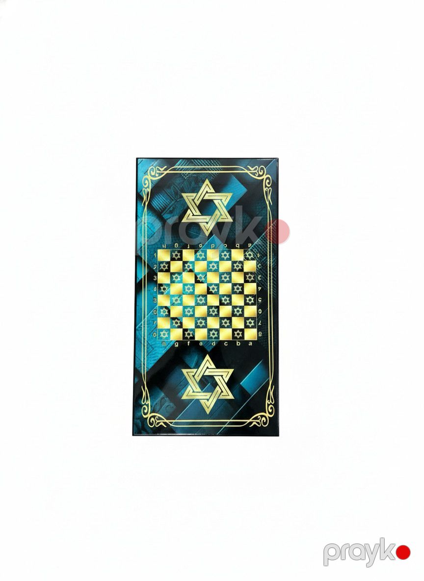 Nərd - Xanuka, mavi/qara/qızılı, 61x30 sm — Mallar, Bakı (3)