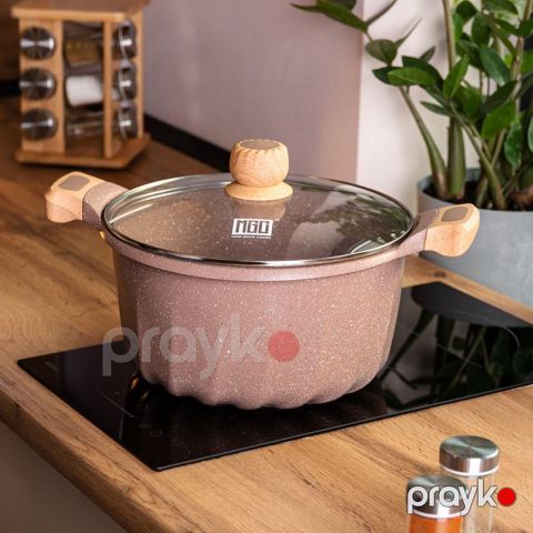 Qazan MGC, 5100 ml, Paslanmayan polad, 24 sm — Bakı