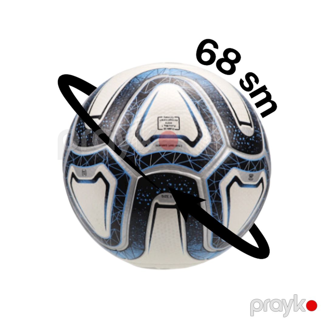 Futbol topu Collosseum 5020, 68 sm, ağ/qara/göy — Mallar, Bakı (2)
