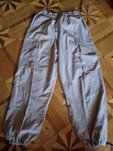 Bej rəngli cargo şalvar - Model: cargo/jogger üslubu - Rəng: açıq bej — Şərqiyyə Ələsgərova