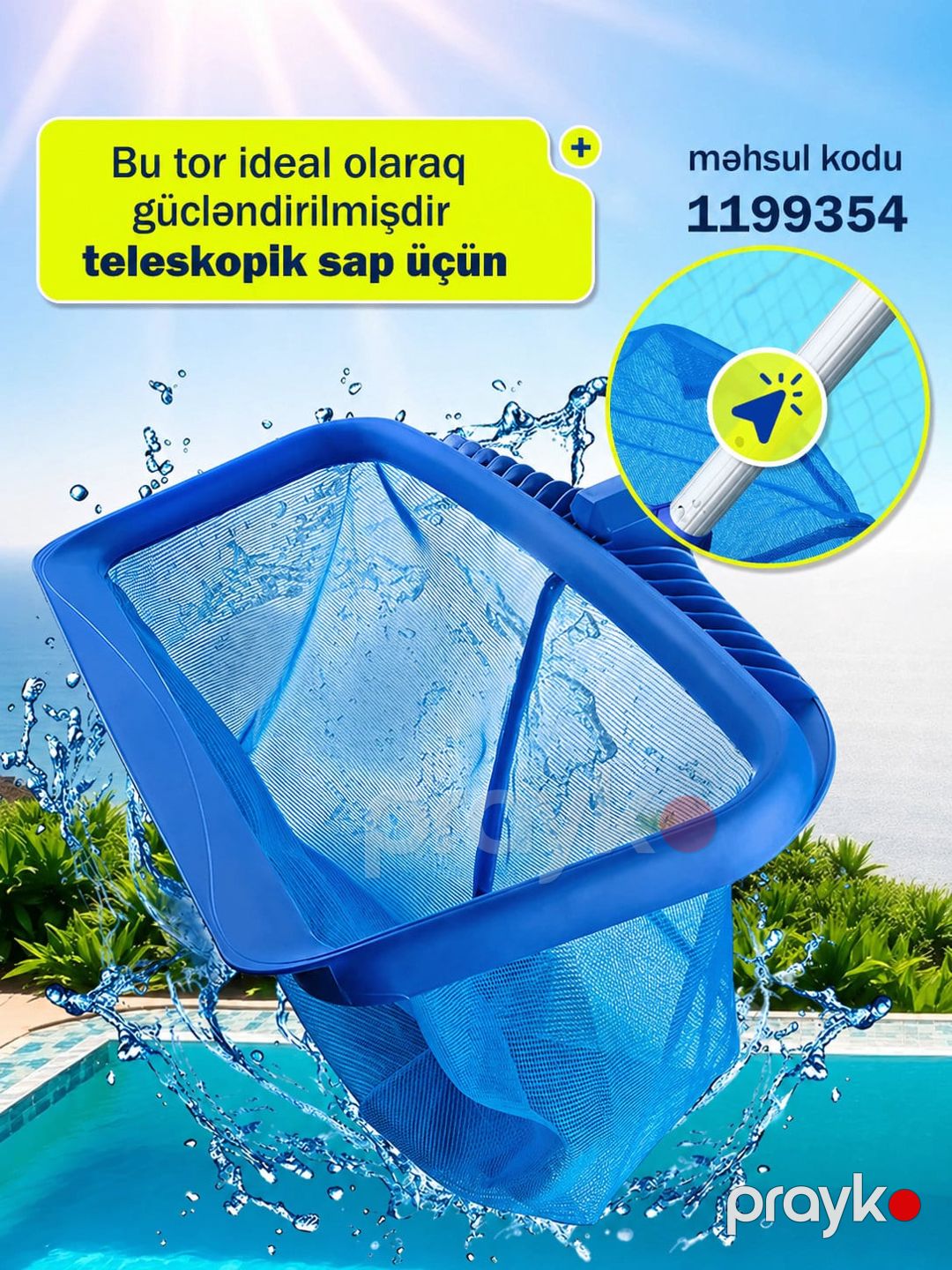 Hovuz təmizləmə toru dərin Mavi — Mallar, Bakı (2)
