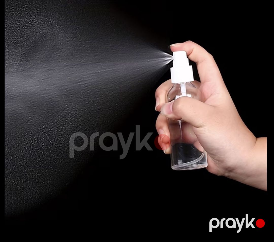 Sprey doldurma şüşəsi dəsti şəffaf 80 ml 3 əd — Mallar, Bakı (2)