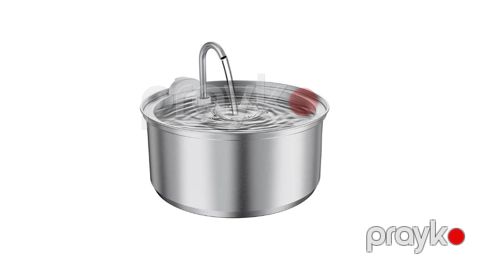 Avtomatik su təknəsi CWSJ4553 itlər və pişiklər üçün, metal, gümüşü, 3 l — Bakı