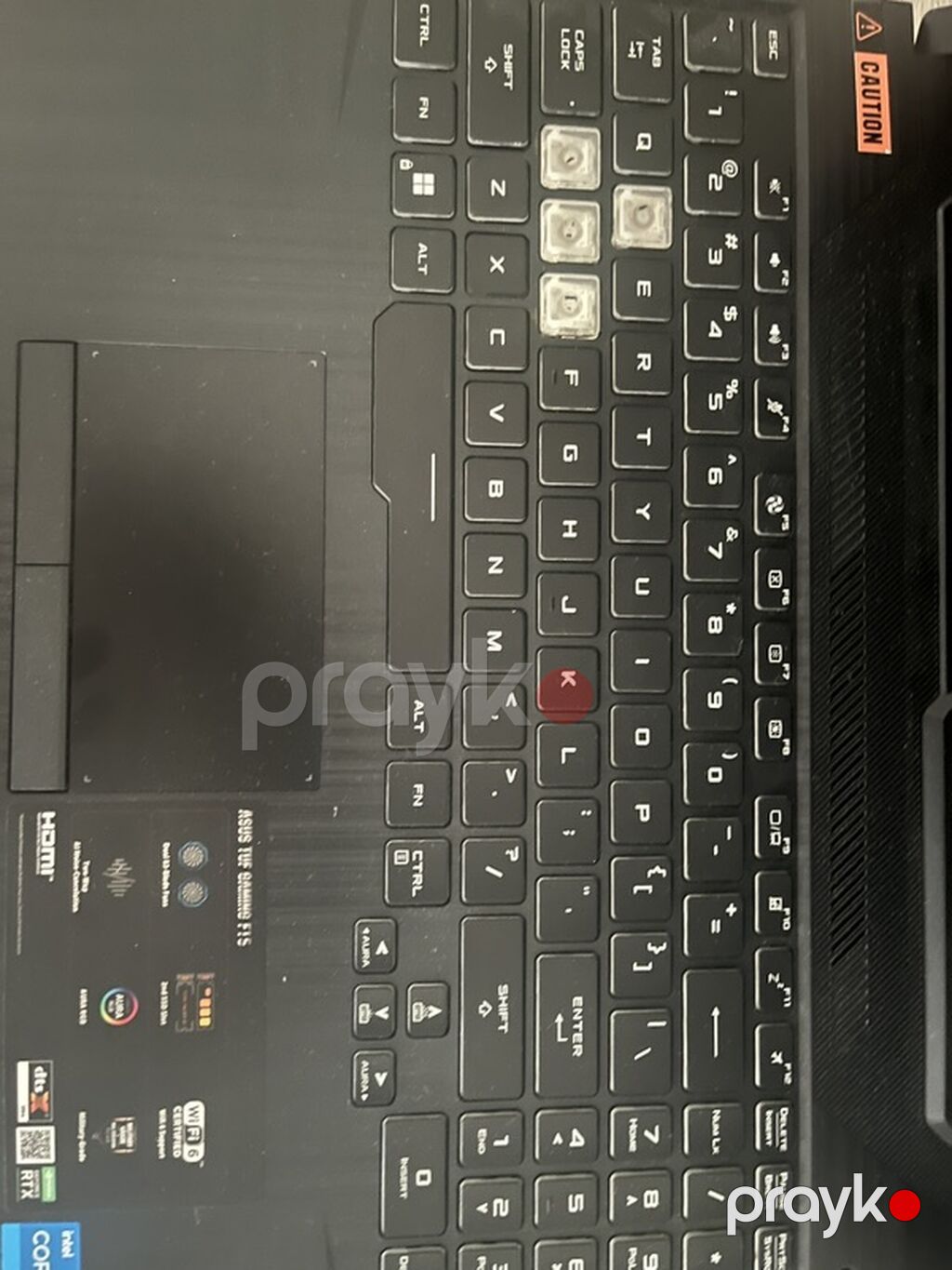 ASUS TUF Gaming F15 (Model: FX506H / FX506HC) oyun noutbuku — Asus, Sumqayıt (4)