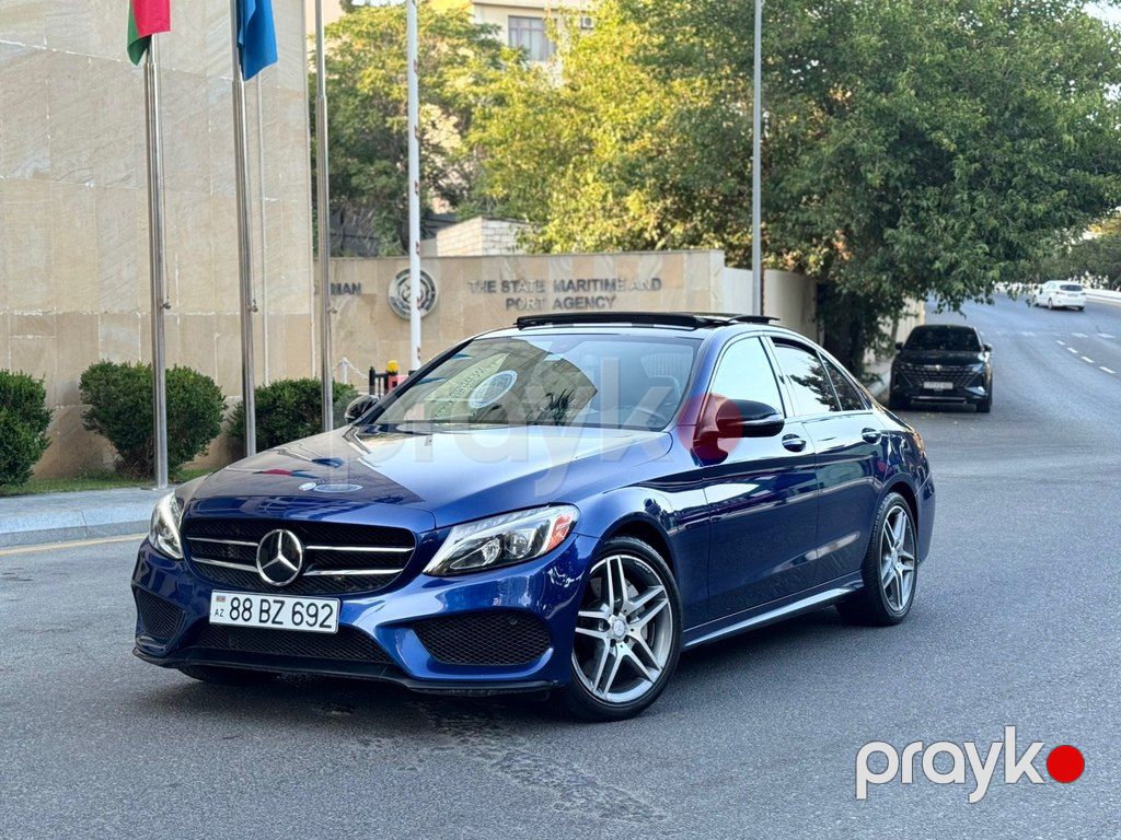 Mercedes C 300, 2.0 L, 2017 il, 138 000 km — Avtomobillər, Bakı (2)