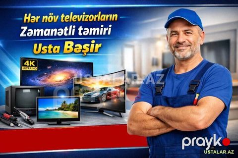 Hər növ Televizor təmiri — Bakı