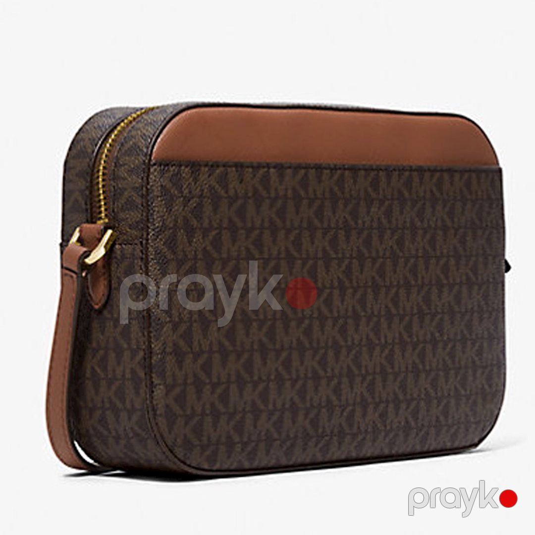 Kross-bodi çanta Michael Kors Jet Set East West Large Brown — Mallar, Bakı (2)