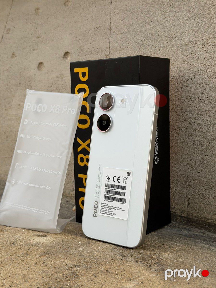 Xiaomi Poco X8 Pro White 512GB/8GB — Smartfonlar, Bakı (2)