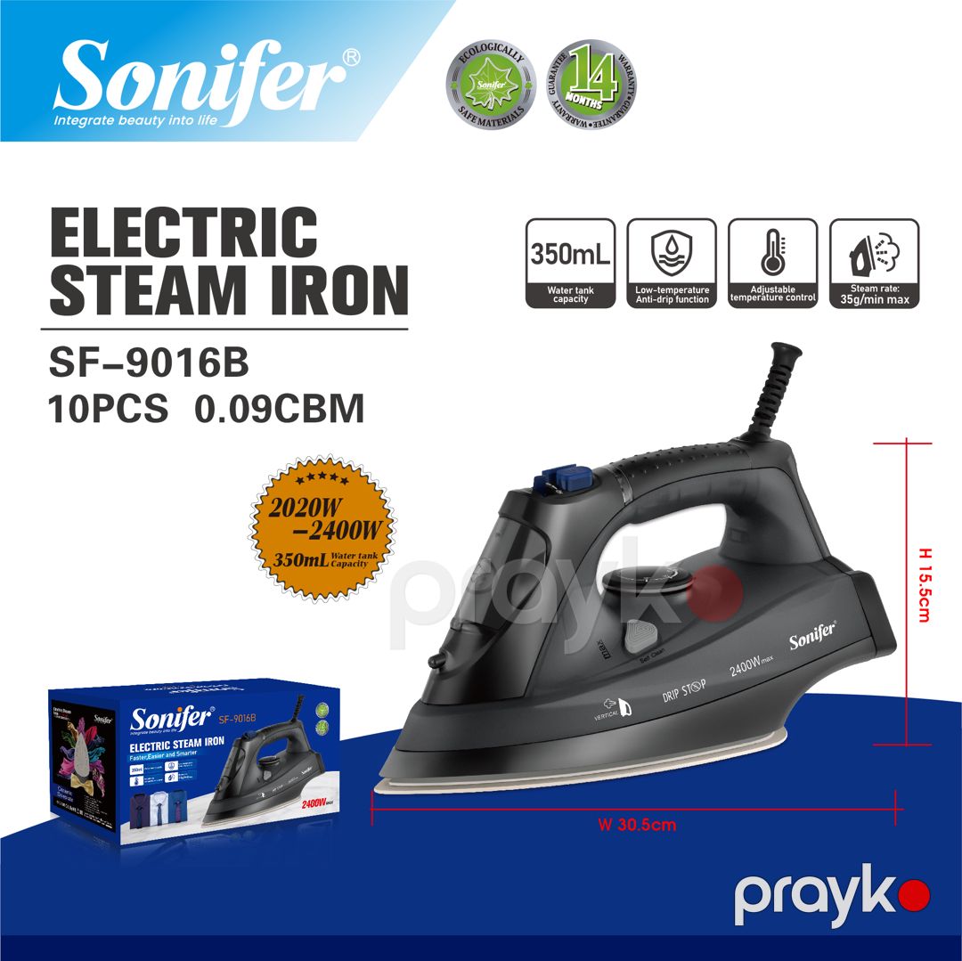 Sonifer SF-9016B Elektrikli Buxarlı Ütü — Ütü, Bakı (4)