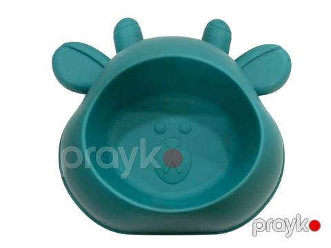 İtlər və pişiklər üçün yem qabı K-522-7-13, plastik, yaşıl — Bakı