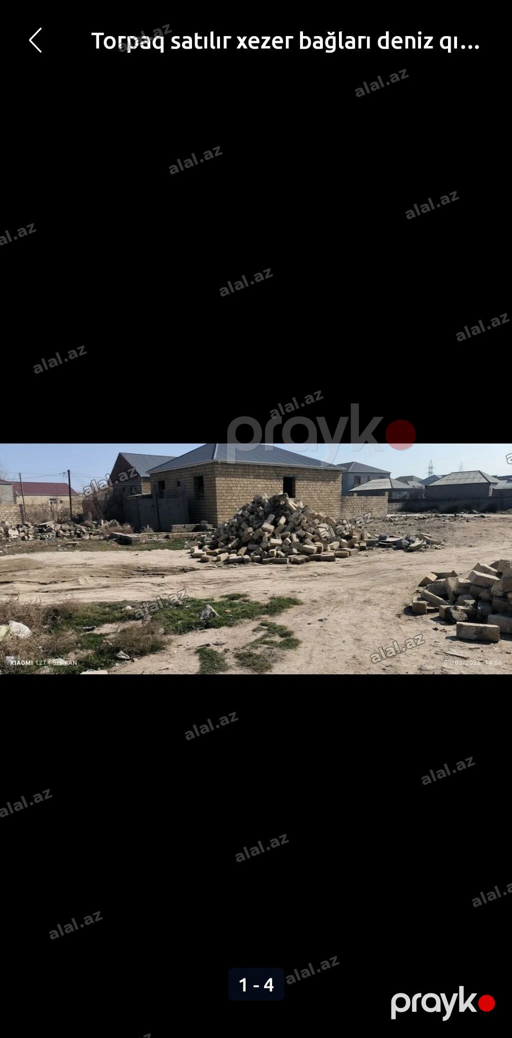 1 sot, Tikinti, Mülkiyyətçi, Bələdiyyə — Torpaq, Bakı (2)