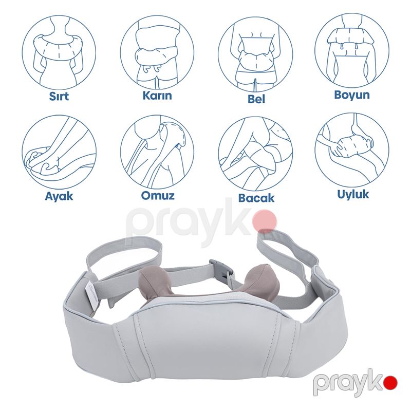 Professional Shiatsu Boyun və Çiyin Masajoru 2000mAh Batareya ilə Portativ Rahatlıq — Masaj aparatları, Bakı (4)
