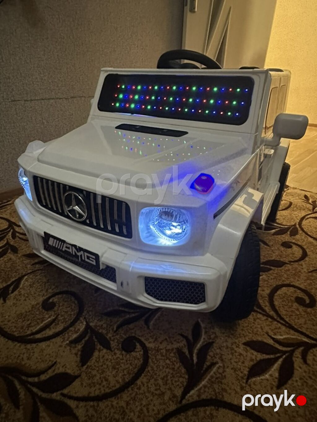 Uşaq üçün elektrikli minik maşını – Mercedes-Benz AMG G-Class stili — Uşaq avtomobilləri, Qobu (4)