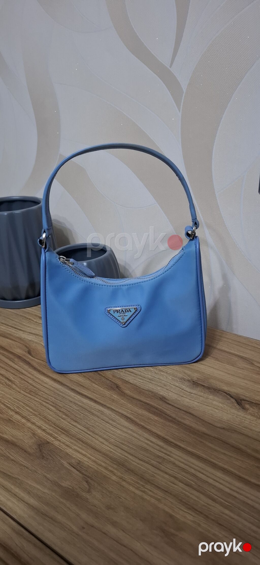 Məhsul: Prada mini çiyin çantası - Model: Hobo/Baguette stilində mini — Çantalar, çamadanlar, cüzdanlar, Bakı (2)