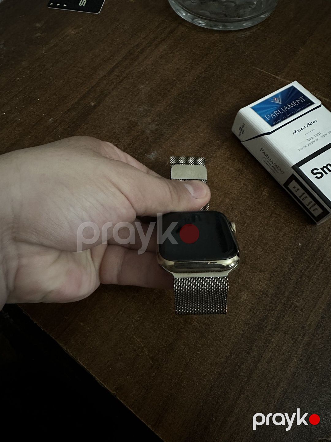 Apple Watch Series 8 Steel Gold 45mm — Ağıllı saatlar və biləkliklər, Bakı (4)