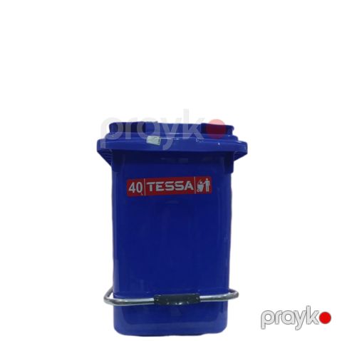 Zibil qabı Tessa, pedallı, göy, 40 l — Bakı