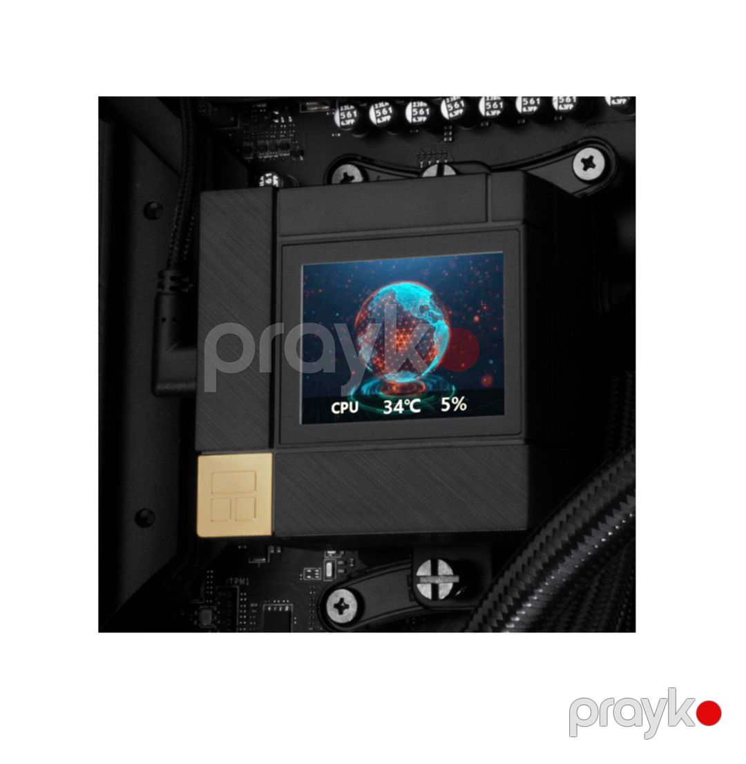 Maye soyutma "ThermalRight Core Matrix 360 Vision Argb Black" — Kompüterlər və noutbuklar, Bakı (7)