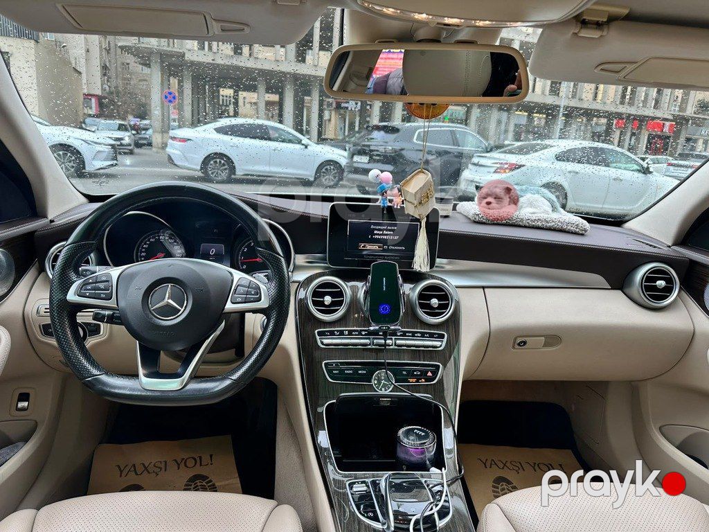 Mercedes C 300, 2.0 L, 2016 il, 228 527 km — Avtomobillər, Bakı (11)