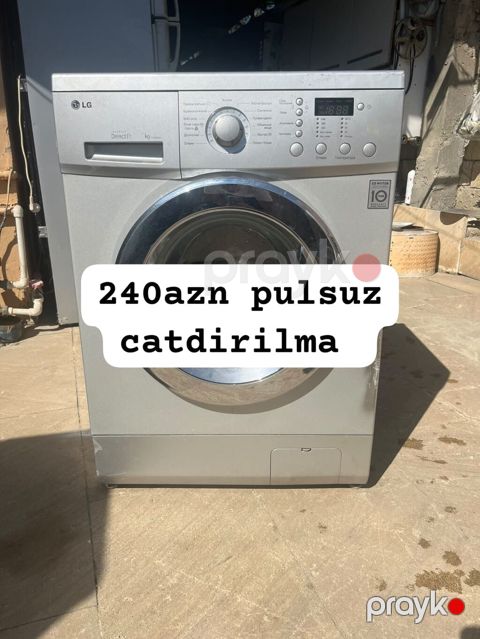 LG paltaryuyan maşın - Ön yükləmə, elektron idarəetmə paneli və LED — Bakı