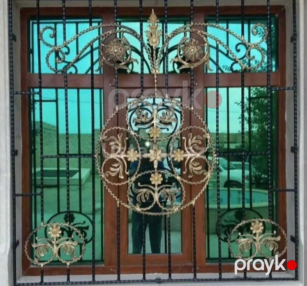 Pəncərə barmaqlıqları — Təmir və inşaat, Bakı (12)