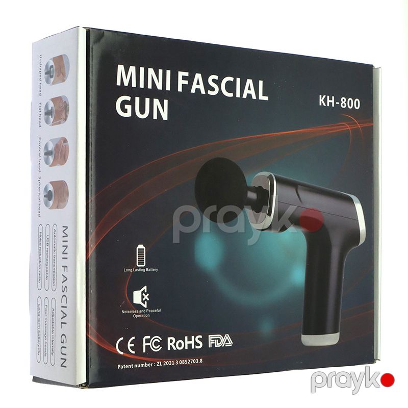 Bədən üçün masajor Fascial Gun Kh-800 Qara — Masaj aparatları, Bakı (2)