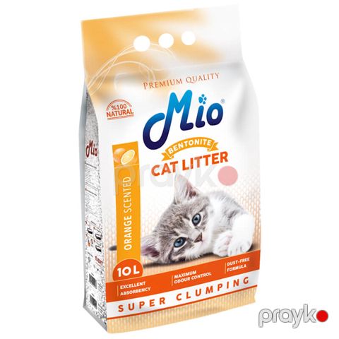 Doldurucu Mio Bentonite Cat Litter Orange Scented 10 l — Bakı