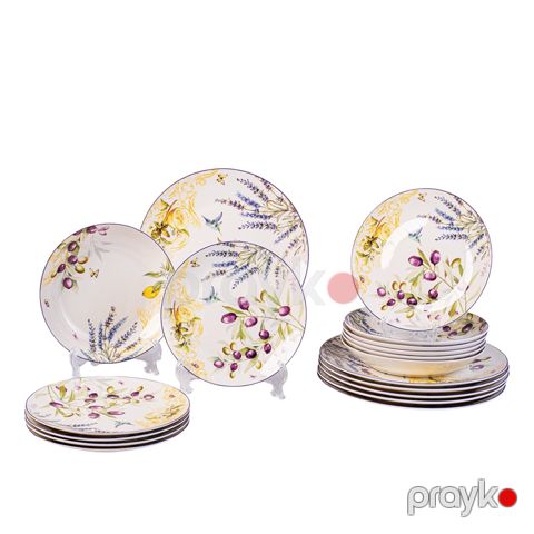 Yemək dəsti Egels Home Composition AH-2398-P4L4-S18 18 parça — Bakı