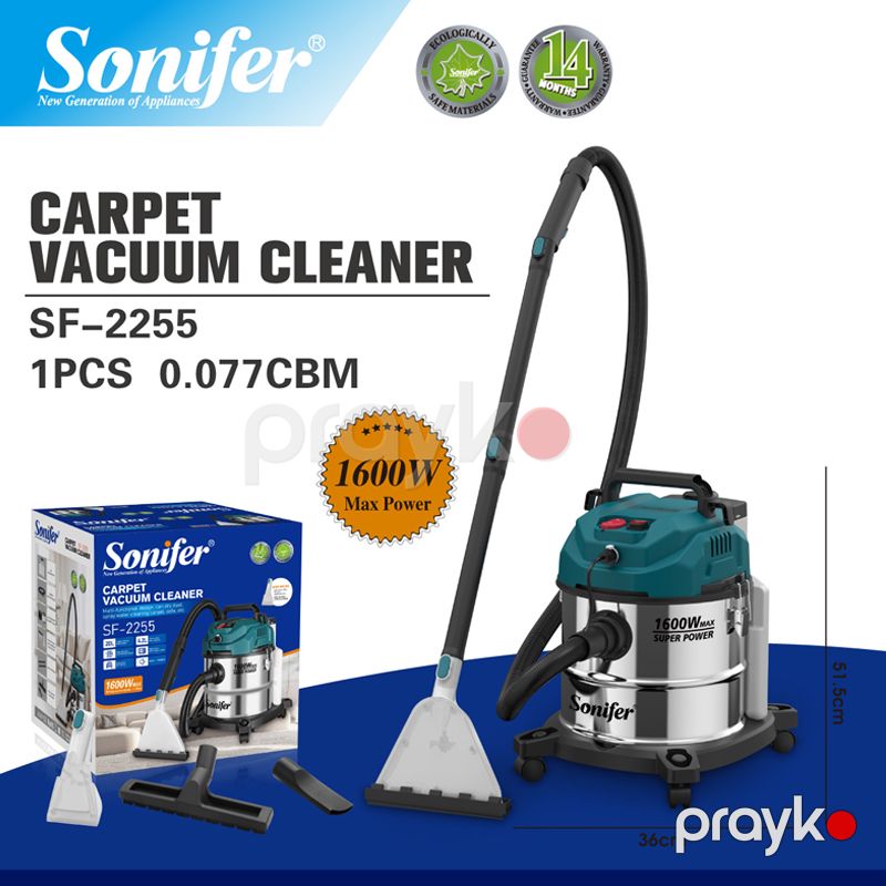 Sonifer SF-2255 Xalça Yuyan və Tozsoran – 1600W, 20L Tutumlu — Tozsoran, Bakı (4)
