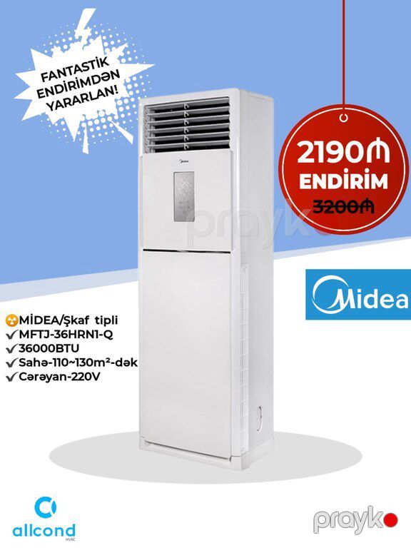 Kondisioner "Midea" — Ev texnikası, Bakı (5)