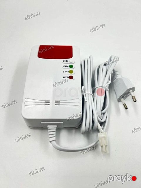 Qaz dedektoru + elektron klapan Tuya Qaz dedektoru və elektron klapan — Bakı