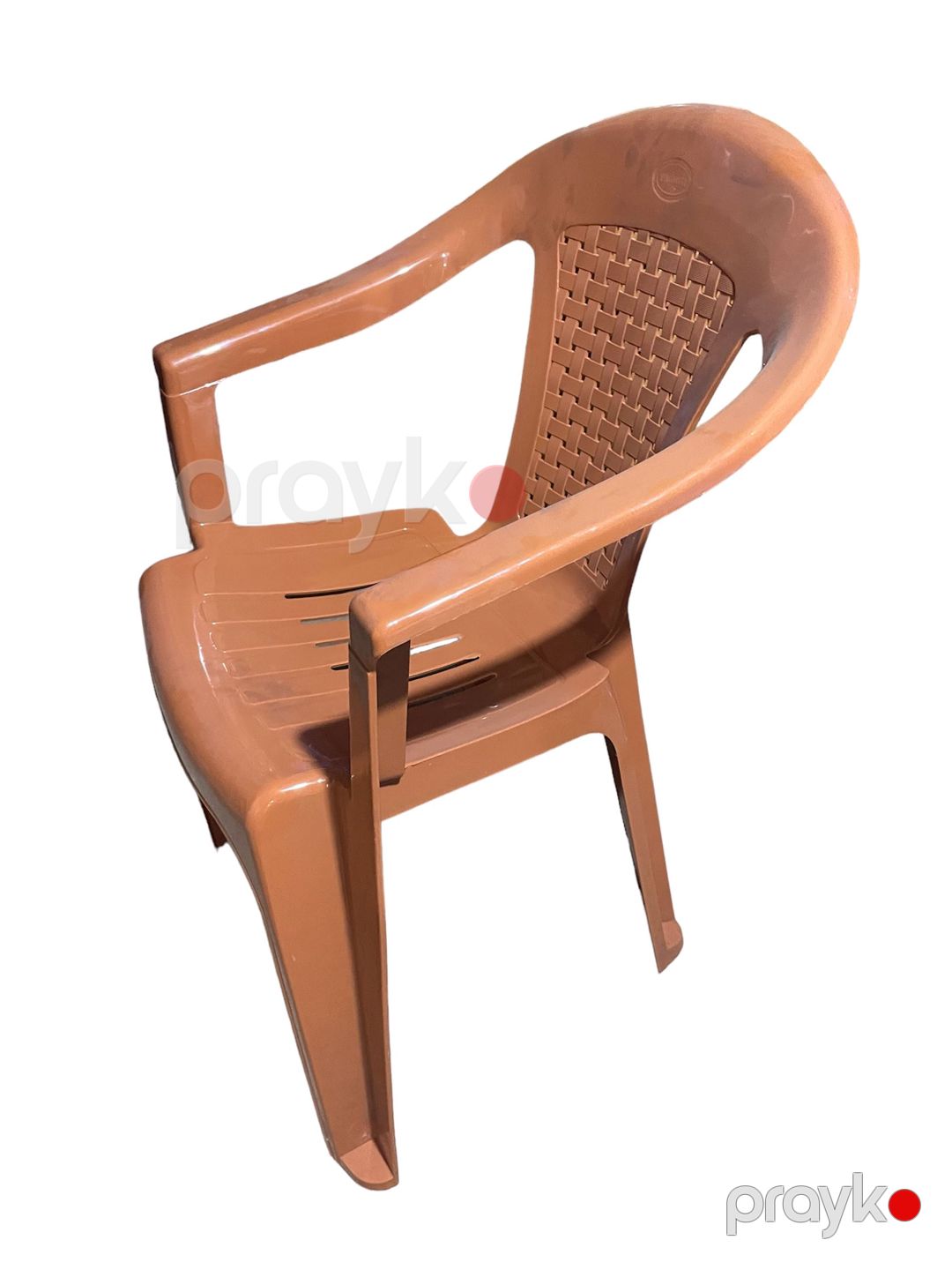 Bağ üçün kreslo Yagmur, plastik, qəhvəyi, 42x38x38 sm — Mallar, Bakı (2)