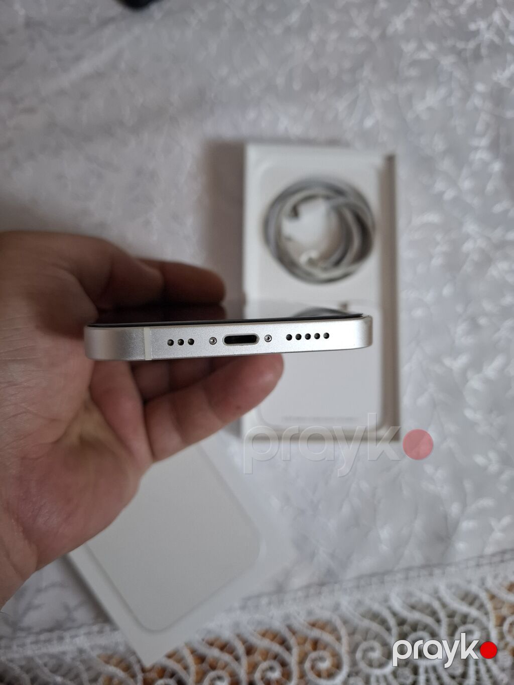 IPhone 13, Ağ, Face ID — Apple iPhone, Gəncə (6)