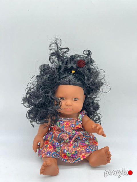 Kukla African-American, plastik, qara, 2+ yaş — Bakı