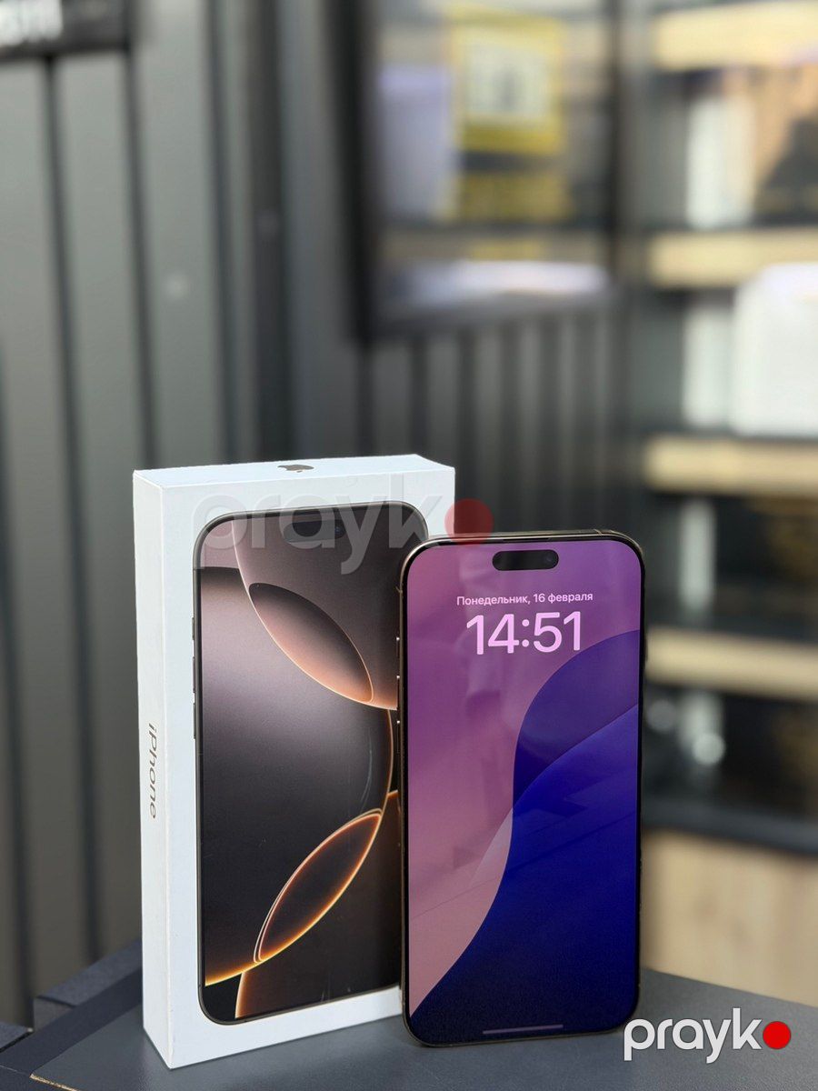 Apple iPhone 16 Pro Max Desert Titanium 512GB/8GB — Smartfonlar, Bakı (2)