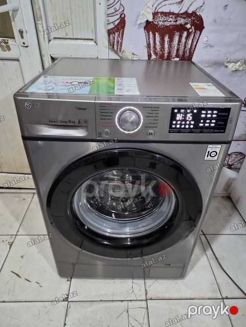 Paltaryuyan maşın LG, 9 kq, İşlənmiş, Avtomat, Qurutma var, Pulsuz çatdırılma, Ö — Bakı