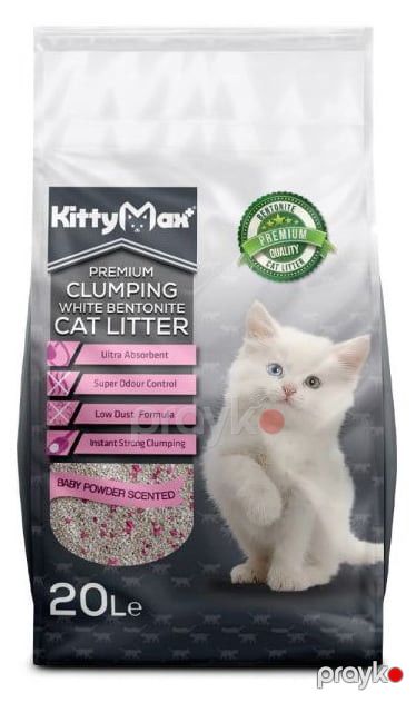 Pişik tualeti üçün doldurucu Kitty Max Baby Powder, 20 L — Bakı