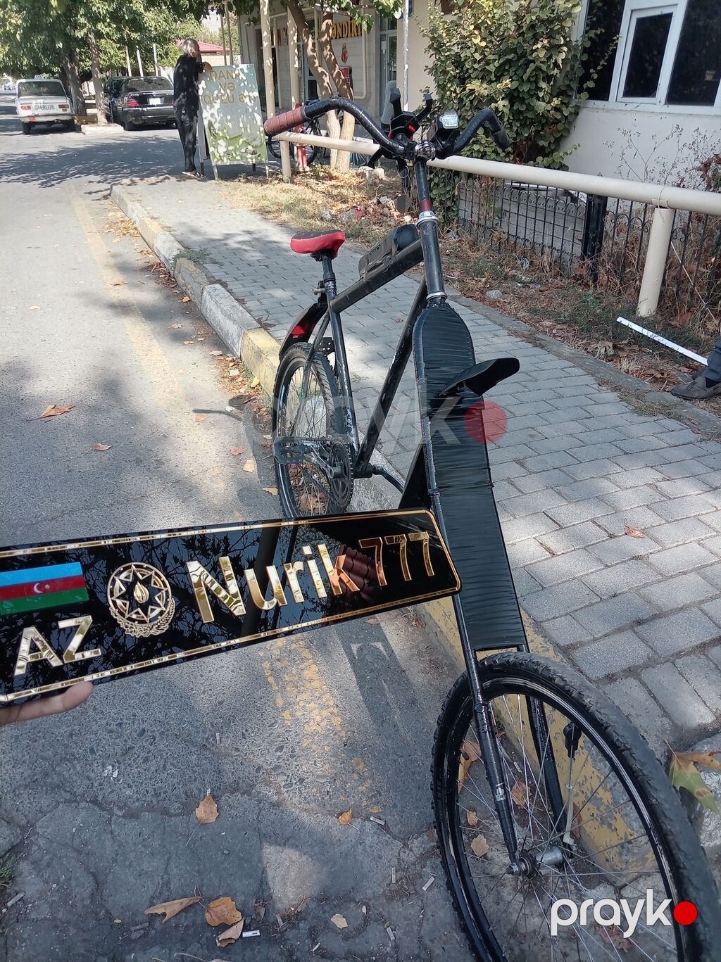 Xüsusi yığma uzun çəngəl “chopper” tipli velosiped - Konstruksiya — Yol velosipedləri, Ağsu (4)