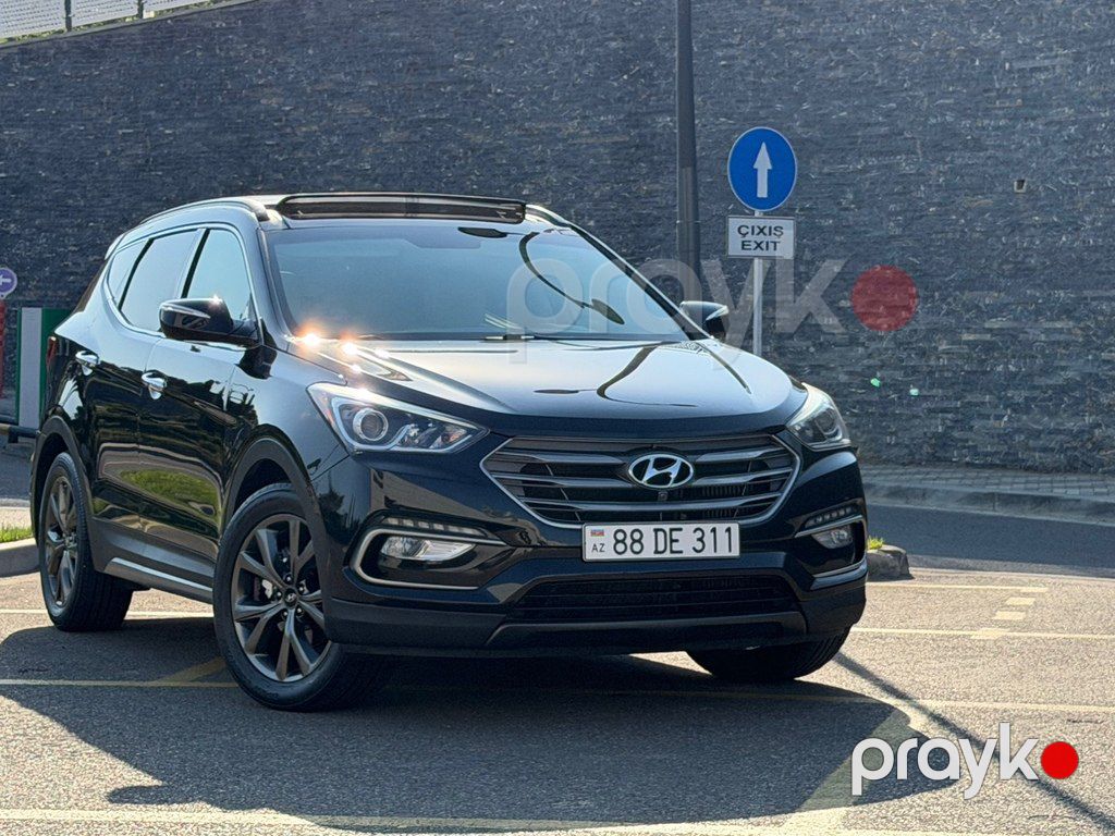 Hyundai Santa Fe, 2.0 L, 2017 il, 105 000 km — Avtomobillər, Bakı (2)