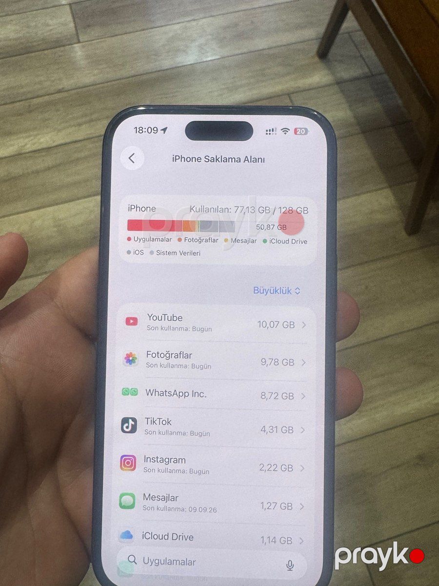 Apple iPhone 15 Black 128GB/6GB — Smartfonlar, Bakı (7)