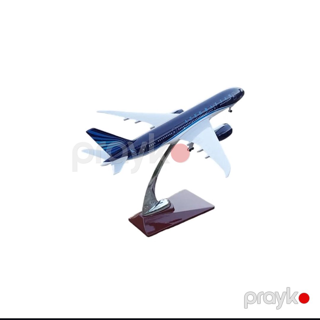 Dekorativ təyyarə modeli F35-ag-282, 28x28.5x17 sm, ağ/göy — Mallar, Bakı (3)