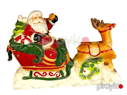 Yeni il fiquru Santa və maral NJS_RM-20-5, rəngbərəng — Bakı
