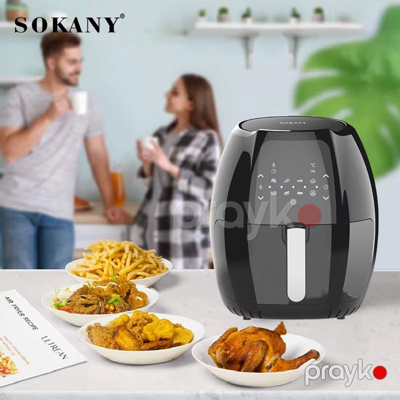 Sokany SK-8014 Rəqəmsal Sensor Ekranlı Yağsız Hava Fritözü – 8L Böyük Tutumlu, Yüksək Güclü Air Fryer — Digər mətbəx texnikası, Bakı (5)
