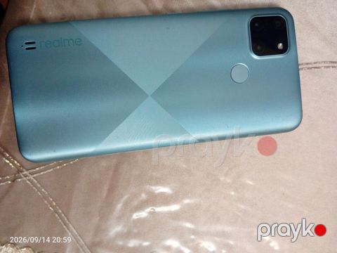 Realme C21, 128 GB, rəng - Göy, Barmaq izi — Bakı