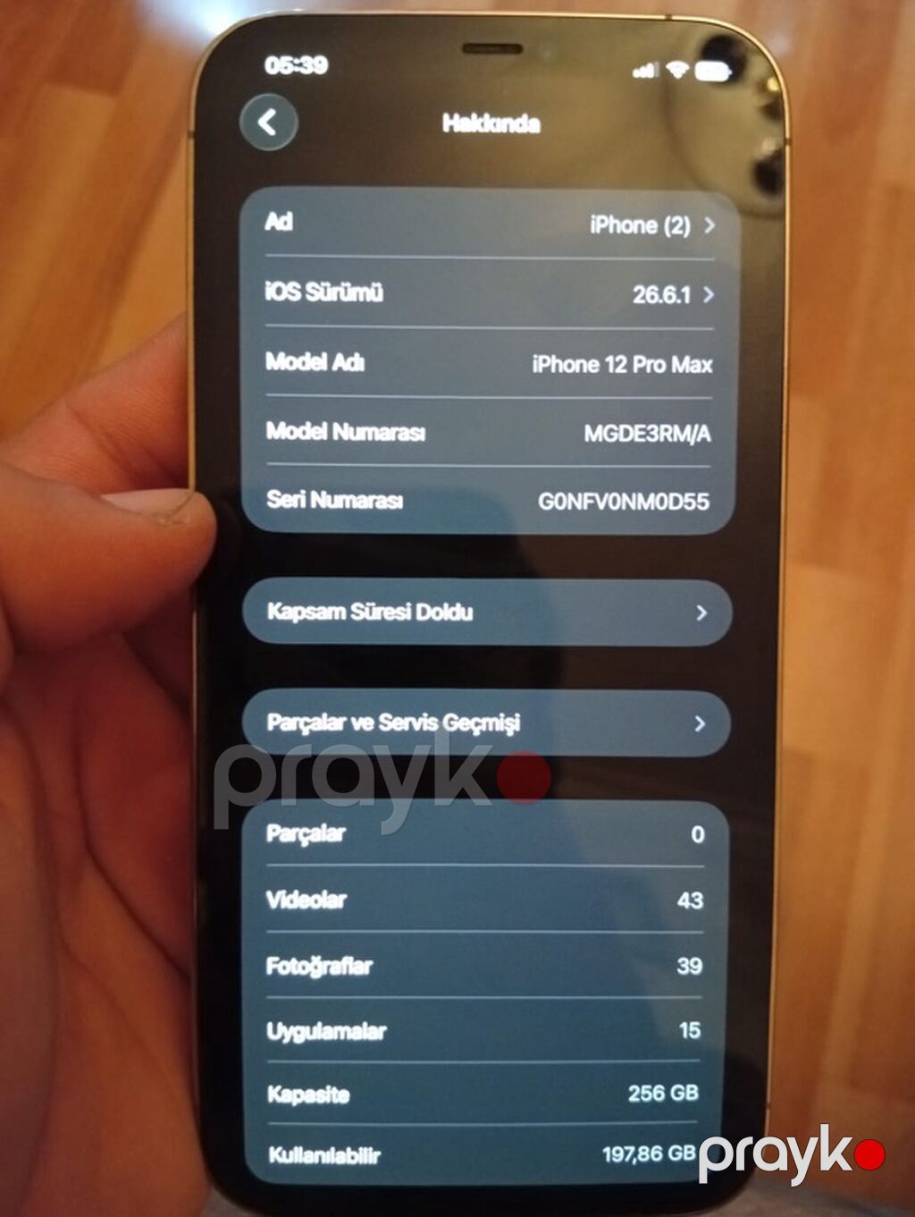 IPhone 12 Pro Max, 256 GB, Qızılı, Simsiz şarj — Apple iPhone, Sumqayıt (3)